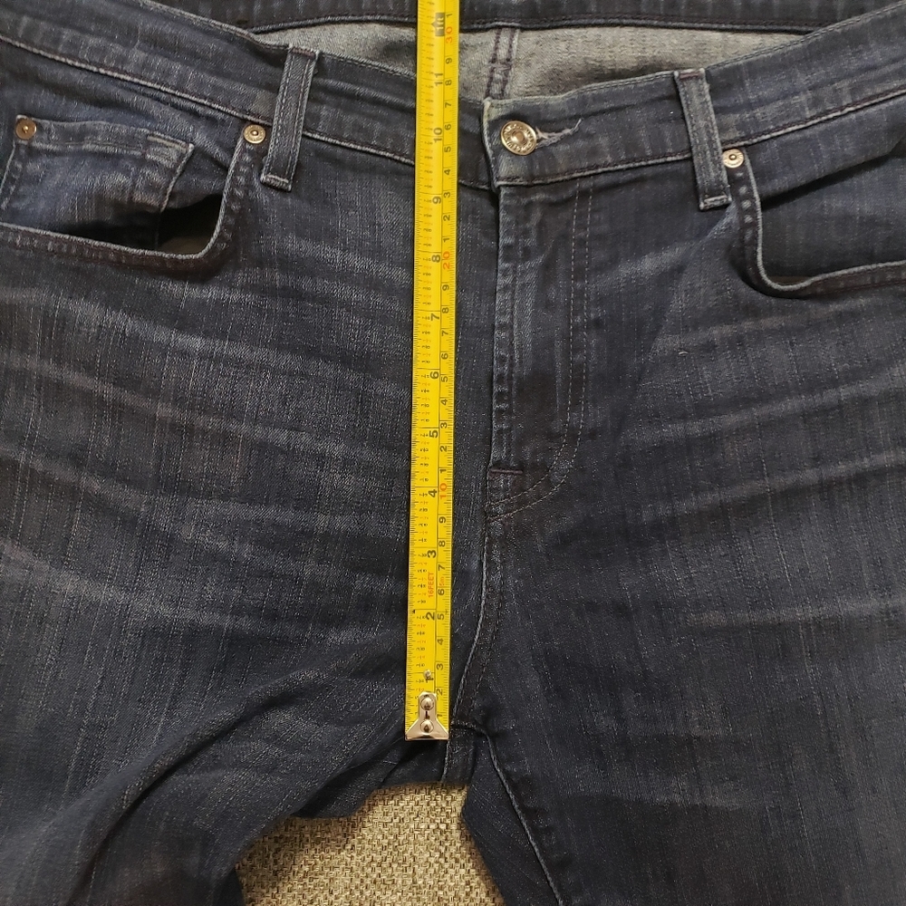 7 for All Mankind Brett Jeans Mens sz 36 Dark Wash - Picture 7 of 9